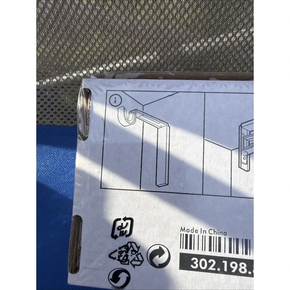 IKEA Betydlig Curtain Rod Holder Bracket White 302.198.89 Lot of 3